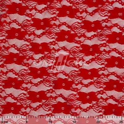 Кружевное полотно стрейч 15A61/RED, 100 гр/м2, шир.150см - купить в Таганроге. Цена 1 580.95 руб.