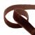 Лента бархатная нейлон, шир.12 мм, (упак. 45,7м), цв.120-шоколад - купить в Таганроге. Цена: 396 руб.