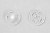 Кнопки пришивные пластиковые 13 мм, блистер 24шт, цв.-прозрачные - купить в Таганроге. Цена: 62.27 руб.