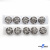 119-01 Кнопки пришивные декоративные металл 21 мм, цв.-никель - купить в Таганроге. Цена: 21.54 руб.