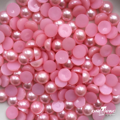 0404-5146В-Полубусины пластиковые круглые "ОмТекс", 10 мм, (уп.50гр=175+/-3шт), цв.101-св.розовый - купить в Таганроге. Цена: 64.11 руб.
