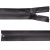 Молния водонепроницаемая PVC Т-7, 60 см, разъемная, цвет (301) т.серый - купить в Таганроге. Цена: 49.39 руб.