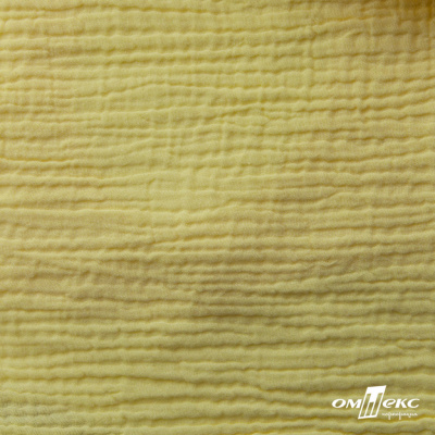 Ткань Муслин, 100% хлопок, 125 гр/м2, шир. 135 см (12-0824) цв.лимон нюд - купить в Таганроге. Цена 337.25 руб.