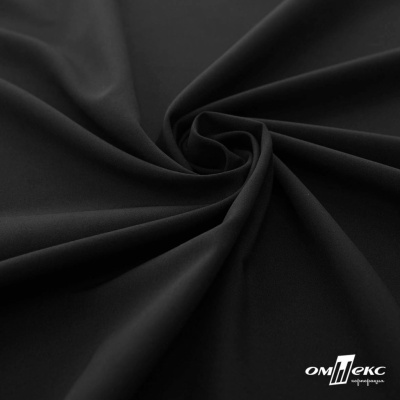 Плательная ткань "Невада", 120 гр/м2, шир.150 см, цвет чёрный - купить в Таганроге. Цена 254.22 руб.