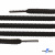 Шнурки #106-09, круглые 130 см, цв.чёрный - купить в Таганроге. Цена: 21.92 руб.