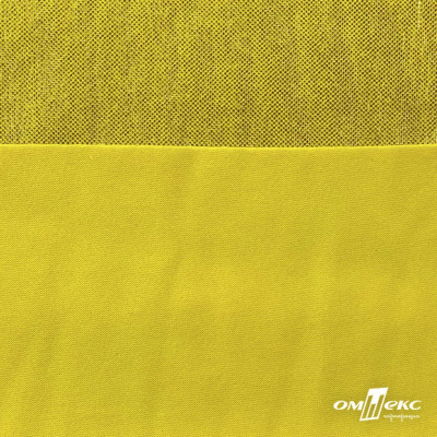 Трикотажное полотно голограмма, шир.140 см, #602 -жёлтый/жёлтый - купить в Таганроге. Цена 385.88 руб.