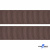 Репсовая лента 005, шир. 25 мм/уп. 50+/-1 м, цвет коричневый - купить в Таганроге. Цена: 298.75 руб.