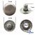 Кнопка металлическая "Альфа" с пружиной, 15 мм (уп. 720+/-20 шт), цвет никель - купить в Таганроге. Цена: 1 466.73 руб.