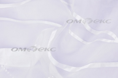 Органза деворэ 686 "Кристина" С1 (белый), 280 см - купить в Таганроге. Цена 571.15 руб.