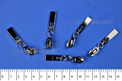 Слайдер декоративный, металлический №1/спираль Т7/никель - купить в Таганроге. Цена: 6.29 руб.