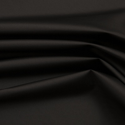 Курточная ткань Дюэл (дюспо), PU/WR/Milky, 80 гр/м2, шир.150см, цвет чёрный - купить в Таганроге. Цена 141.80 руб.