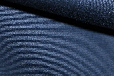 Ткань костюмная 8874/3, цвет темно-синий, 100% полиэфир - купить в Таганроге. Цена 433.60 руб.