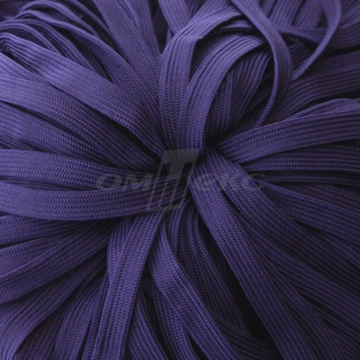 Шнур 15мм плоский (100+/-1м) №10 фиолетовый - купить в Таганроге. Цена: 10.21 руб.
