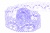 Тесьма кружевная 0621-2063, шир. 40 мм/уп. 20+/-1 м, цвет 107-фиолет - купить в Таганроге. Цена: 933.93 руб.