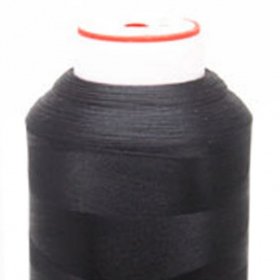 Нитки текстурированные некручёные, намот. 5 000 м, цвет чёрный - купить в Таганроге. Цена: 70.43 руб.