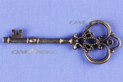 Декоративный элемент для творчества из металла "Ключ"8,5 см  - купить в Таганроге. Цена: 26.66 руб.