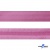 Косая бейка атласная "Омтекс" 15 мм х 132 м, цв. 135 темный розовый - купить в Таганроге. Цена: 225.81 руб.