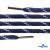 Шнурки #107-19, круглые 130 см, двухцветные цв.тём.синий/белый - купить в Таганроге. Цена: 22.14 руб.