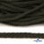 Шнур плетеный d-6 мм круглый, 70% хлопок 30% полиэстер, уп.90+/-1 м, цв.1075-хаки - купить в Таганроге. Цена: 588 руб.