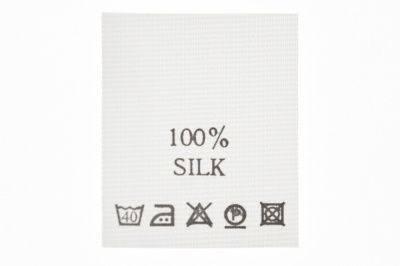 Состав и уход 100% Silk 200 шт - купить в Таганроге. Цена: 232.29 руб.