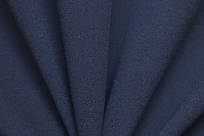 Костюмная ткань с вискозой "Бриджит", 210 гр/м2, шир.150см, цвет т.синий - купить в Таганроге. Цена 564.96 руб.