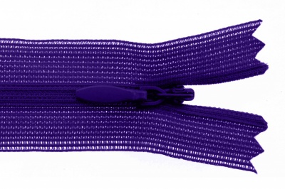 Молния потайная Т3 866, 20 см, капрон, цвет фиолетовый - купить в Таганроге. Цена: 5.27 руб.