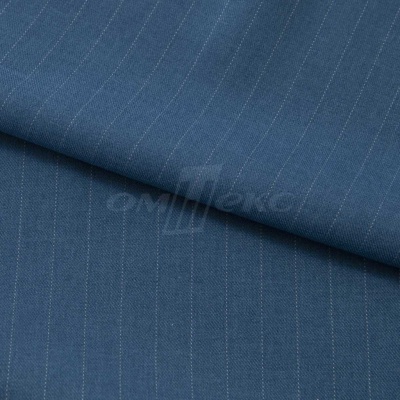 Костюмная ткань "Жаклин", 188 гр/м2, шир. 150 см, цвет серо-голубой - купить в Таганроге. Цена 430.84 руб.