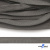 Шнур плетеный (плоский) d-12 мм, (уп.90+/-1м), 100% полиэстер, цв.265 - св.серый - купить в Таганроге. Цена: 8.62 руб.
