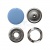 Кнопка рубашечная (закрытая) 9,5мм - эмаль, цв.182 - св.голубой - купить в Таганроге. Цена: 5.74 руб.