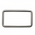 Рамка металлическая прямоугольная, 40 х 15 мм- тём.никель - купить в Таганроге. Цена: 4.60 руб.