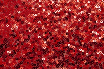 Сетка с пайетками №18, 188 гр/м2, шир.130см, цвет красный - купить в Таганроге. Цена 371 руб.