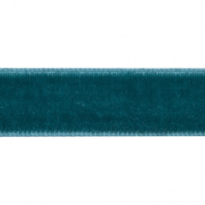 Лента бархатная нейлон, шир.12 мм, (упак. 45,7м), цв.65-изумруд - купить в Таганроге. Цена: 392 руб.