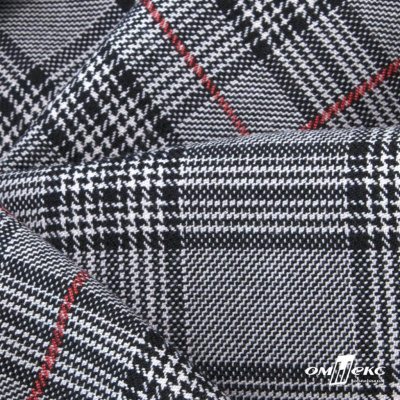 Ткань костюмная "Клер" 80% P, 16% R, 4% S, 200 г/м2, шир.150 см,#10 цв-серый/красный - купить в Таганроге. Цена 412.02 руб.