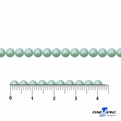 0404-5146G-Полубусины пластиковые круглые "ОмТекс", 4 мм, (уп.50гр=2500+/-10шт), цв.086-бл.бирюза - купить в Таганроге. Цена: 63.50 руб.