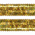 Тесьма с пайетками D16, шир. 20 мм/уп. 25+/-1 м, цвет золото - купить в Таганроге. Цена: 786.13 руб.
