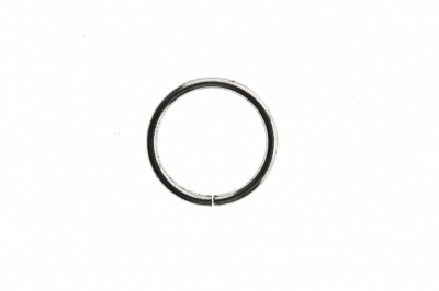 Кольцо металлическое d-15 мм, цв.-никель - купить в Таганроге. Цена: 2.45 руб.