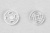 Кнопки пришивные пластиковые 11,5 мм, блистер 24шт, цв.-прозрачные - купить в Таганроге. Цена: 59.44 руб.