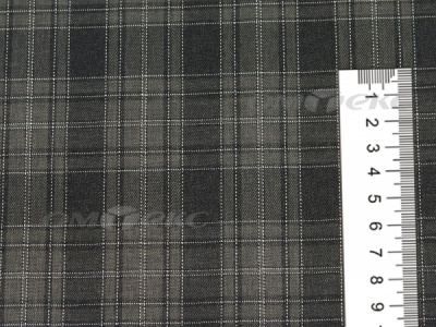 Ткань костюмная клетка 25235 2004, 185 гр/м2, шир.150см, цвет серый/бел - купить в Таганроге. Цена 