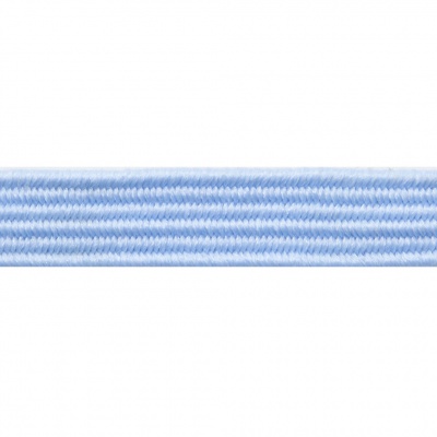 Резиновые нити с текстильным покрытием, шир. 6 мм ( упак.30 м/уп), цв.- 108-голубой - купить в Таганроге. Цена: 155.22 руб.